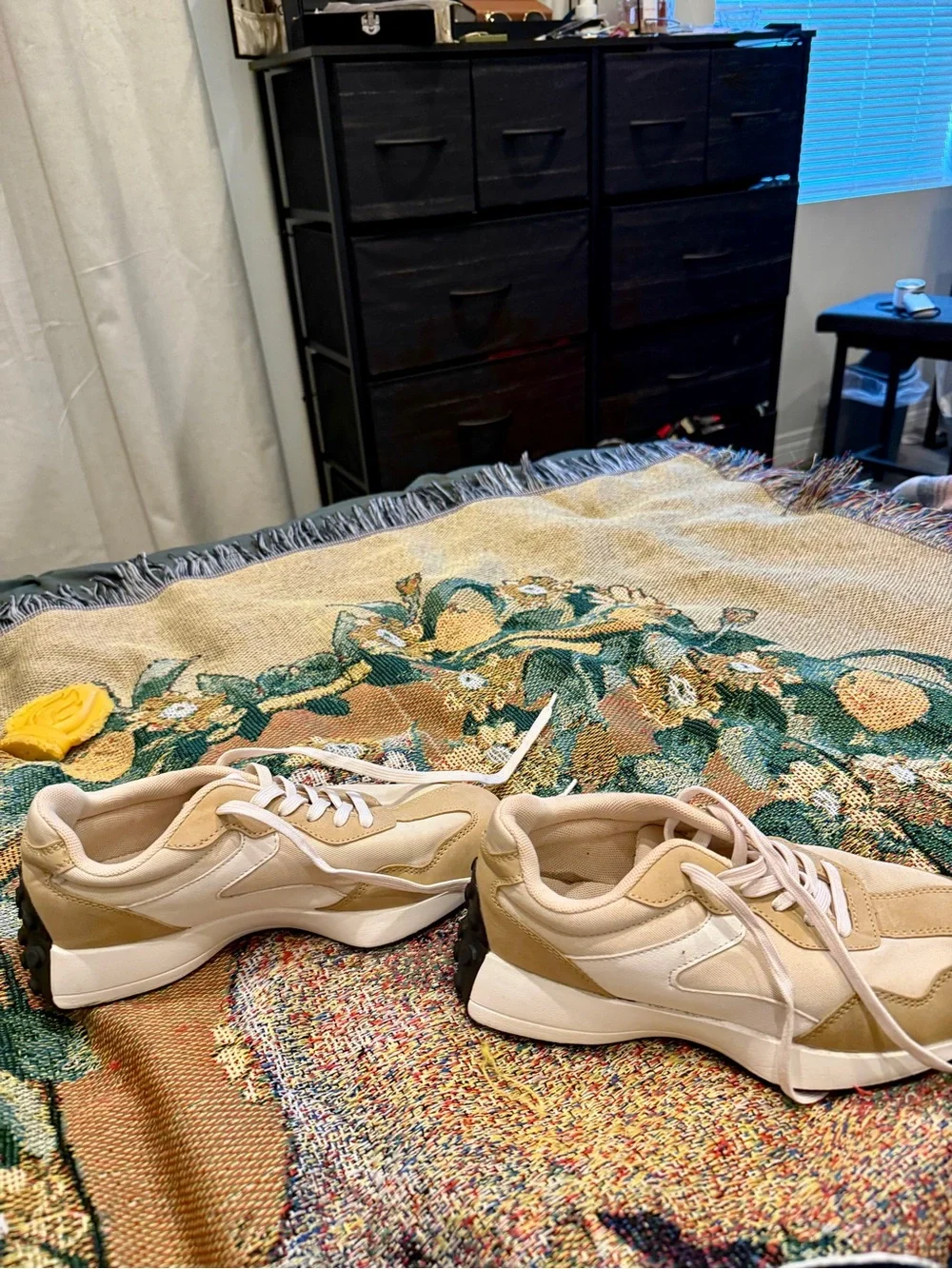Neutral Beige & Cream Women's Sneaker - Lightweight Casual Shoes